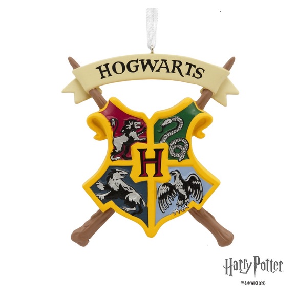 NWT Harry Potter Hogwarts crest Christmas tree ornament - Picture 5 of 7